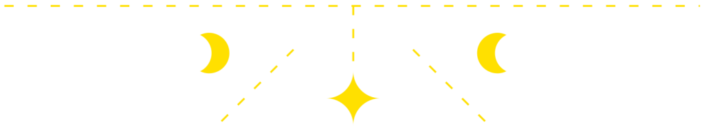 Etoiles et lunes géométriques